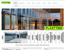 Tablet Screenshot of plasttime.sk